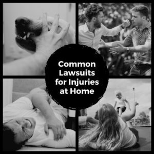 common lawsuits for injuries at home